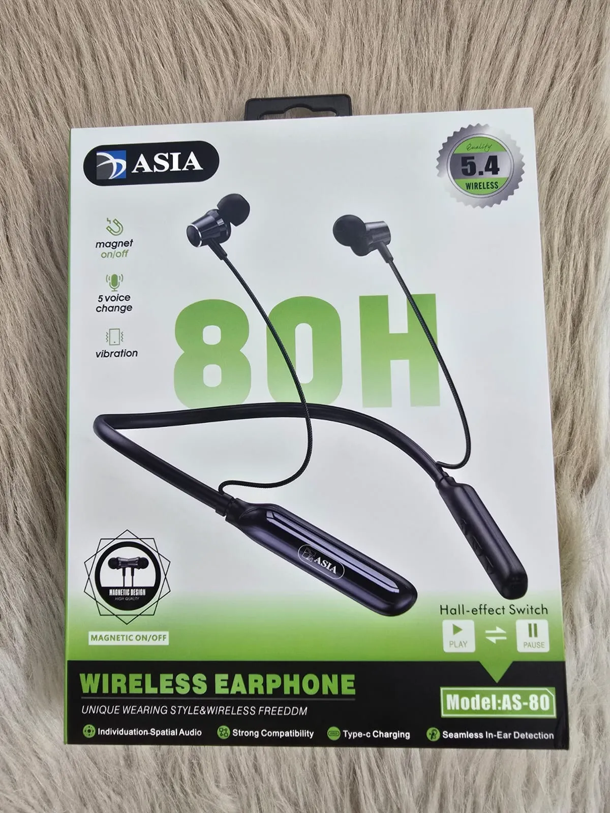 Asia AS-80 Wireless Neckband Free Delivery